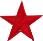 1' RED STAR
