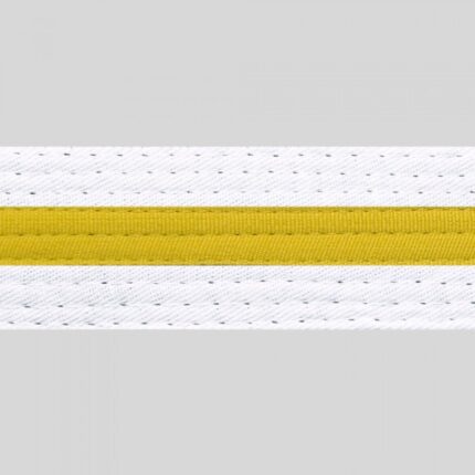 WHITE BELTS WITH STRIPE